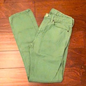 Women’s  Levi green jeans